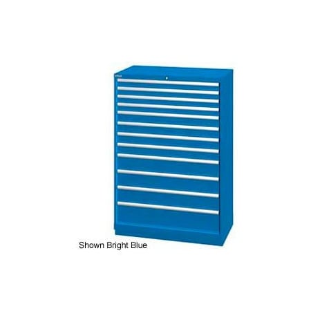 Lista International Lista 40-1/4"W  Cabinet, 12 Drawer, 174 Compart - Classic Blue, Keyed Alike XSHS1350-1201CBKA